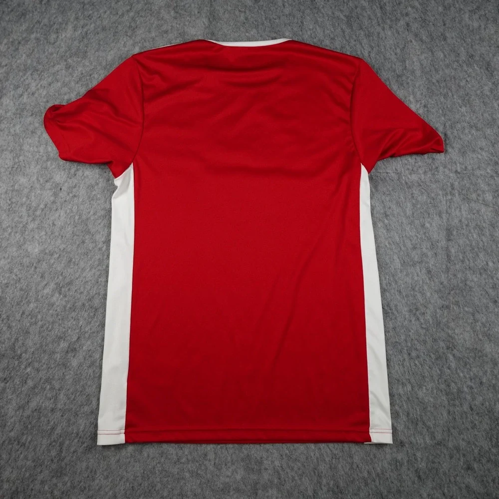 Adidas Shirt Mens Small Red‎ Climalite Entrada 18 Soccer Football Jersey Crew